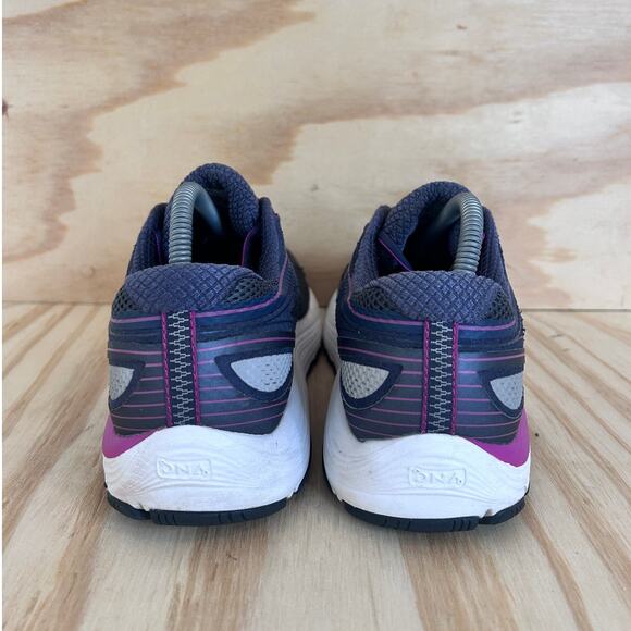 Brooks - Dyad 9 - Running Shoes - Gray/Purple - Women's - 9(D) Wide -1202231D442 - Picture 6 of 9